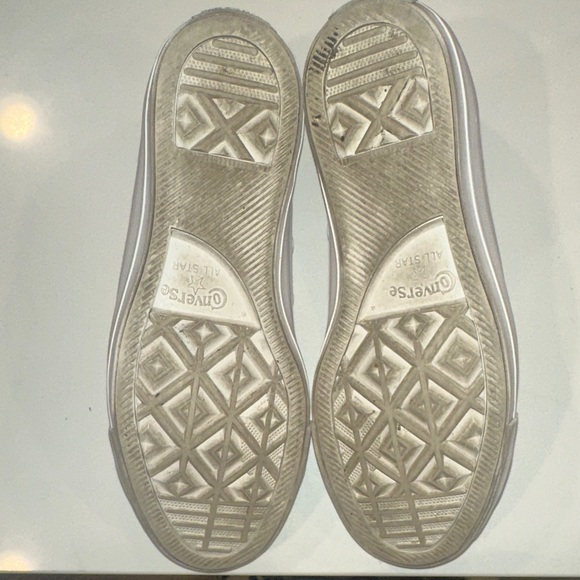 Converse White Leather Chucks Sneakers (1) - Picture 5 of 6